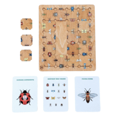 Wooden Insects Puzzle - Montessori puzzle game