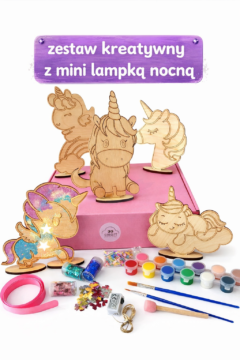 Kreatywny zestaw dla dziewczynki jednorożce