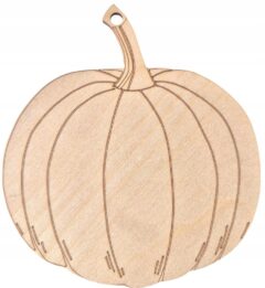 Drewniana DYNIA do ozdabiania DIY jesień halloween