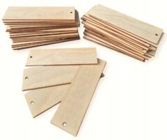 DREWNIANE ZAKŁADKI do książek 50 SZT. do samodzielnego ozdabiania DIY