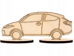 Drewniane auto samochód do malowania PREZENT NA DZIEŃ OJCA dla taty DIY
